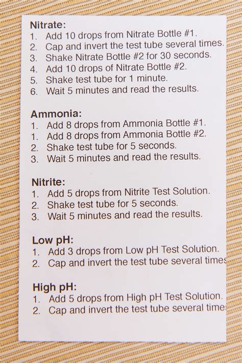 api test kit instructions.